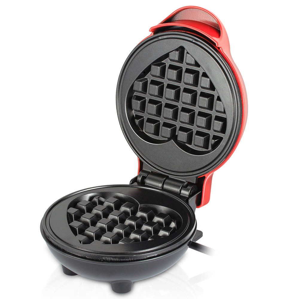 Aparat De Facut Waffle RAF 2220 – Placi Antiaderente, Design Compact, Gatire Dubla, 500W