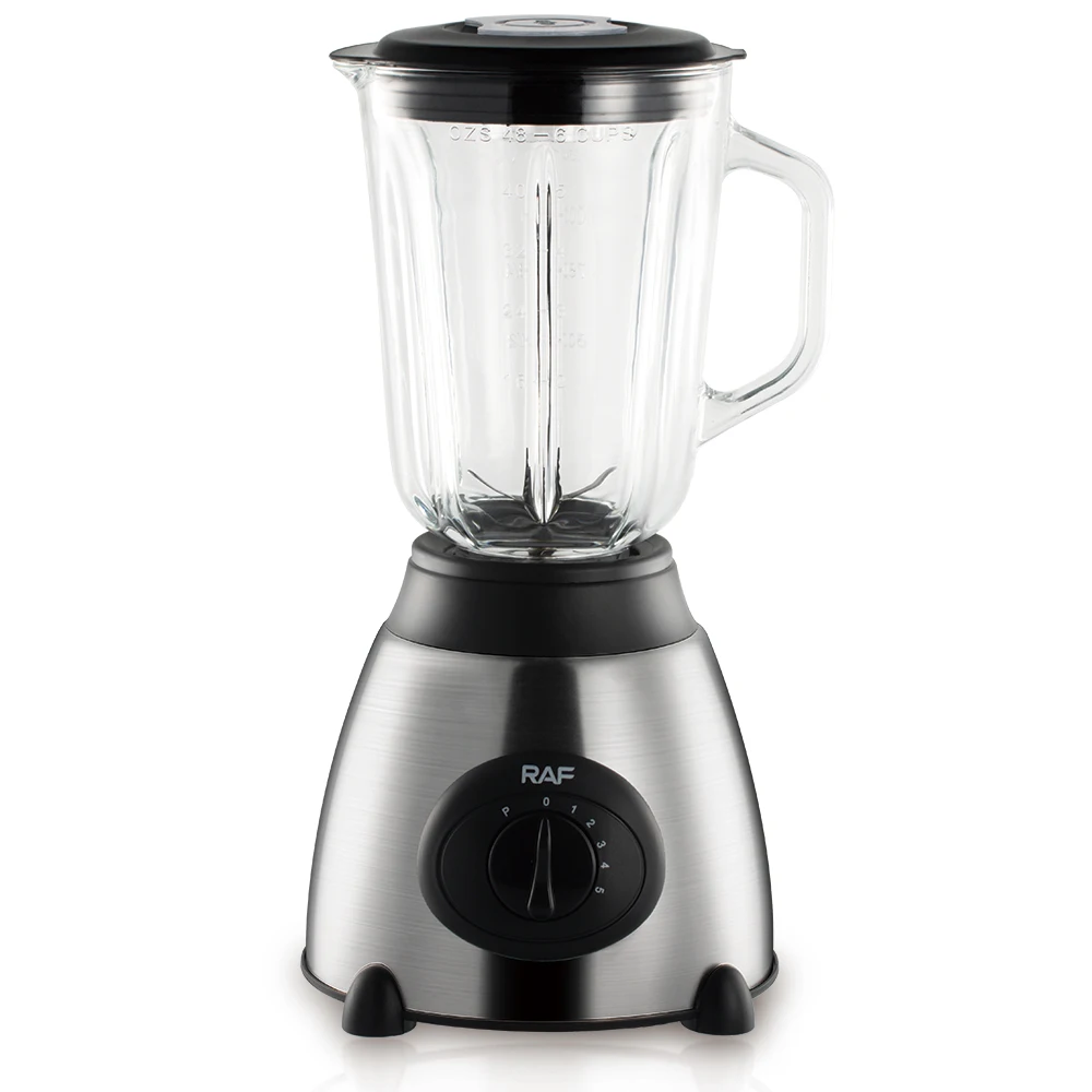 Blender Multifunctional 2 in 1 RAF 367, 1000W, Lame din Otel Inoxidabil, Capacitate 1.5L, cu 2 Cupe To-Go